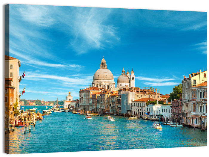Venice Grand Canal and Santa Maria Della Salute Wall Art as a canvas print