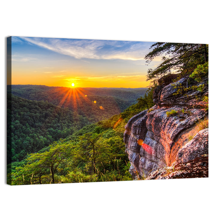 Big South Fork Gorge Sunset Wall Art