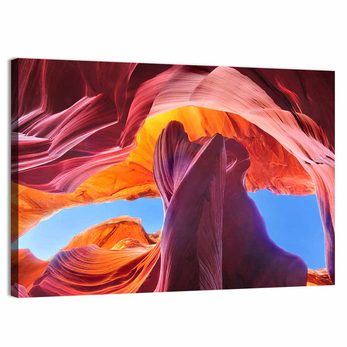 Antelope Canyon Wall Art as a canvas print