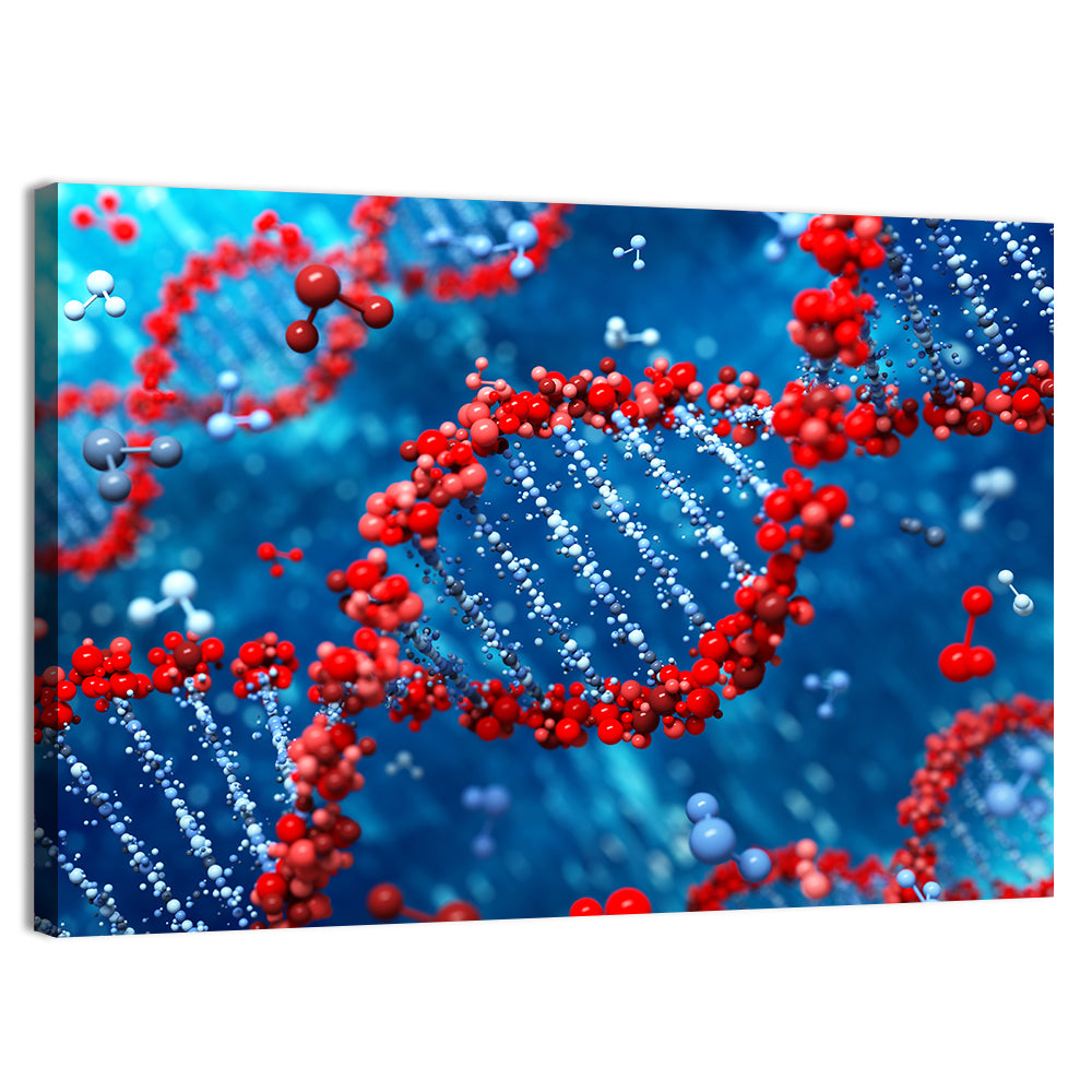 DNA Abstract Wall Art