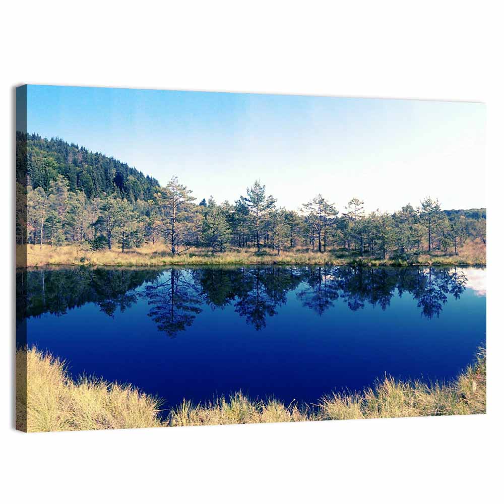 Tundra Reservation Park Lake Wall Art, canvas print, landscape