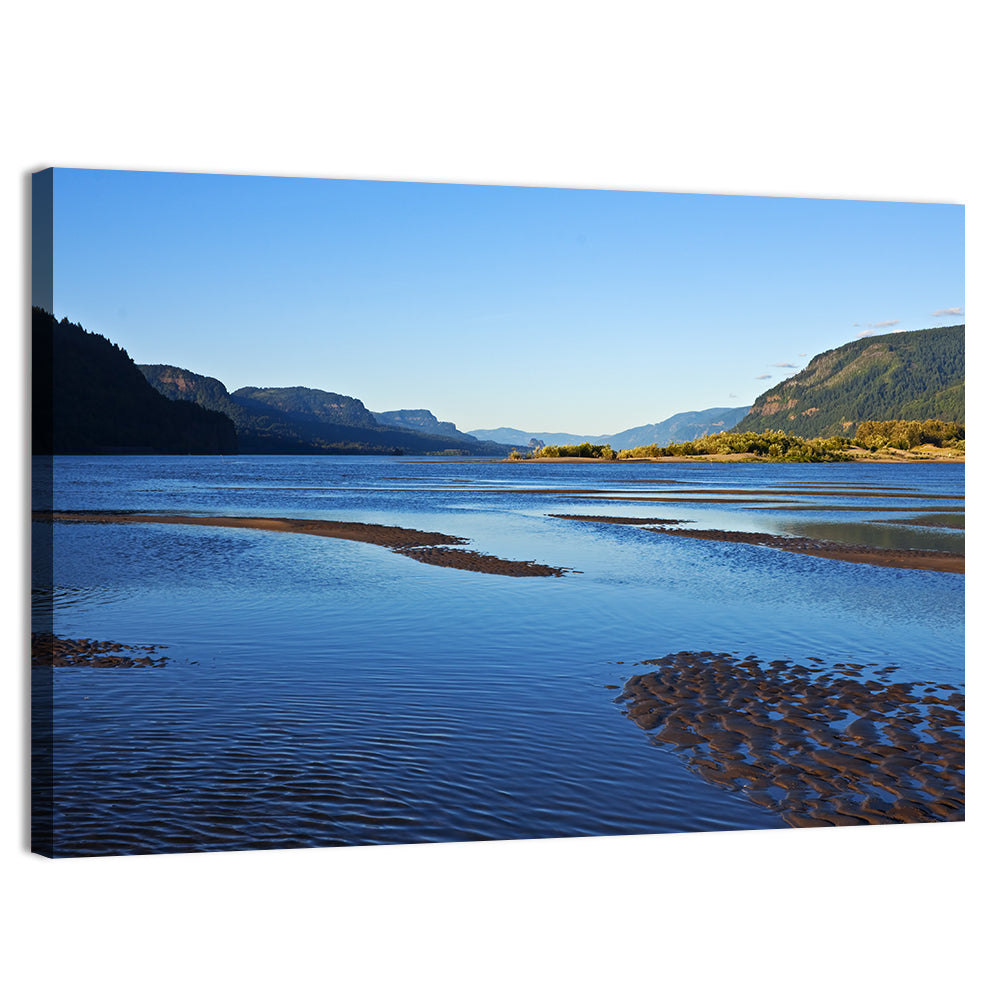 River Gorge Landscape Wall Art, canvas print, landscape