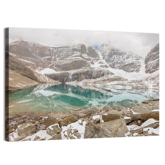 Lake Oesa Reflection Wall Art as a canvas print