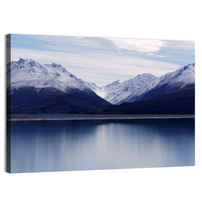 Lake Pukaki Reflection Wall Art as a canvas print