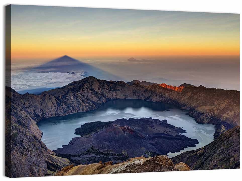 Mount Rinjani Sunrise Wall Art