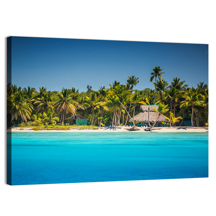 Punta Cana Beach Wall Art as a canvas print