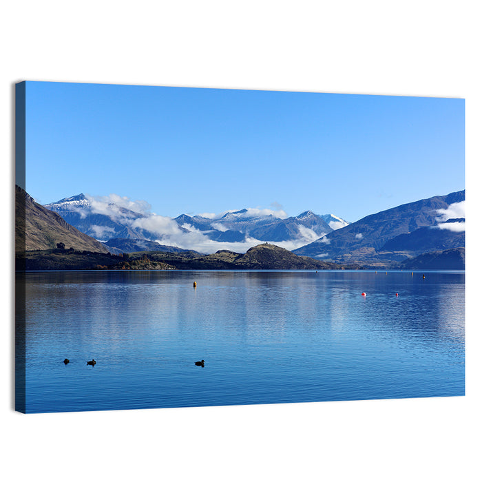 Lake Wanaka Reflections Wall Art as a canvas print