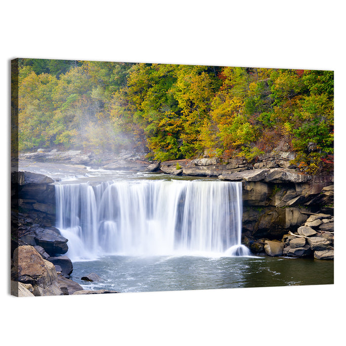 Cumberland Falls Long Exposure Wall Art as a canvas print