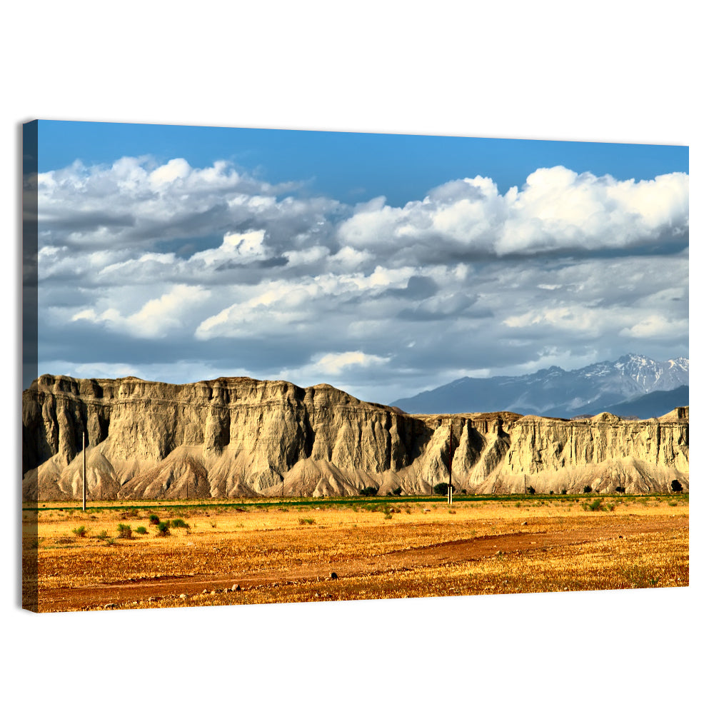 Snake Mountain Ridge Cliffs Wall Art, canvas print, landscape