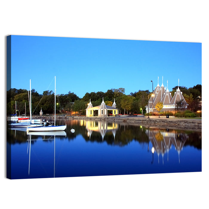 Lake Harriet, Minneapolis Wall Art as a canvas print