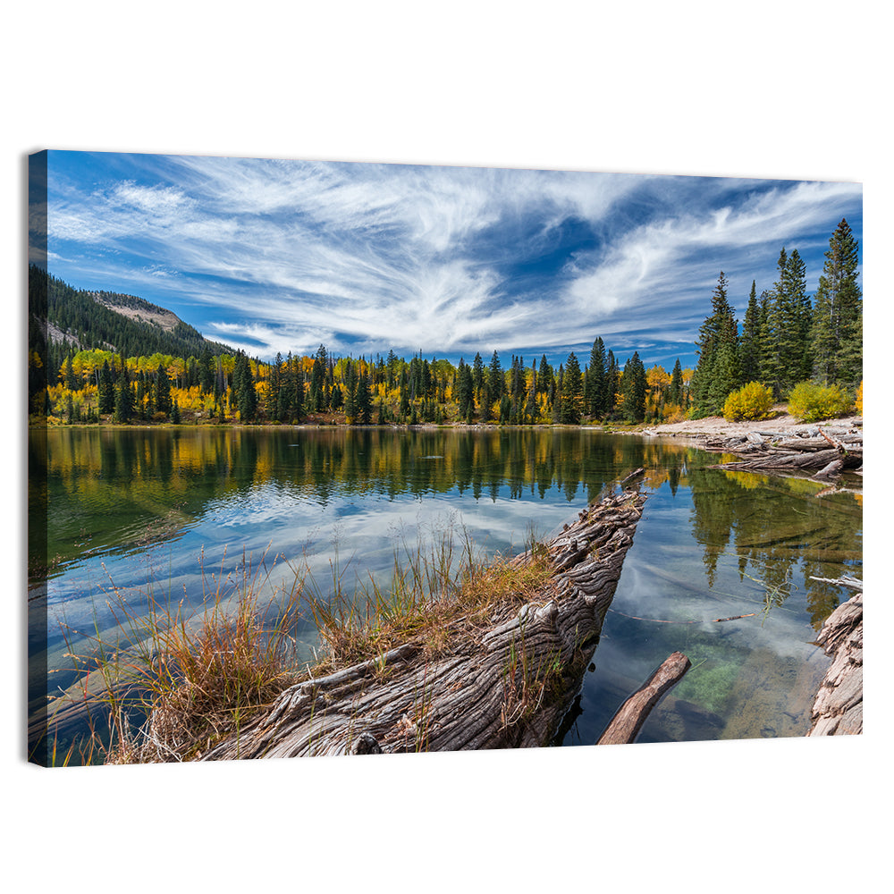 Autumn Lake Colorado Wall Art, canvas print, landscape