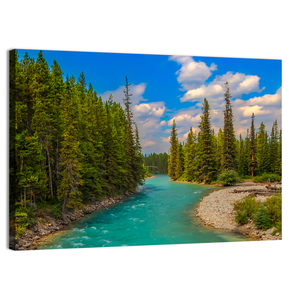 Pipestone River Wall Art, canvas print, landscape