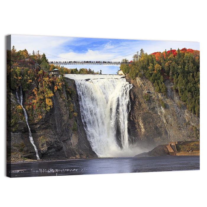 Montmorency Falls, Quebec Wall Art as a canvas print