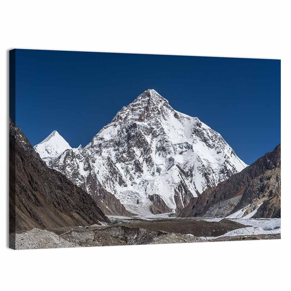 K2 Mountain Peak Wall Art