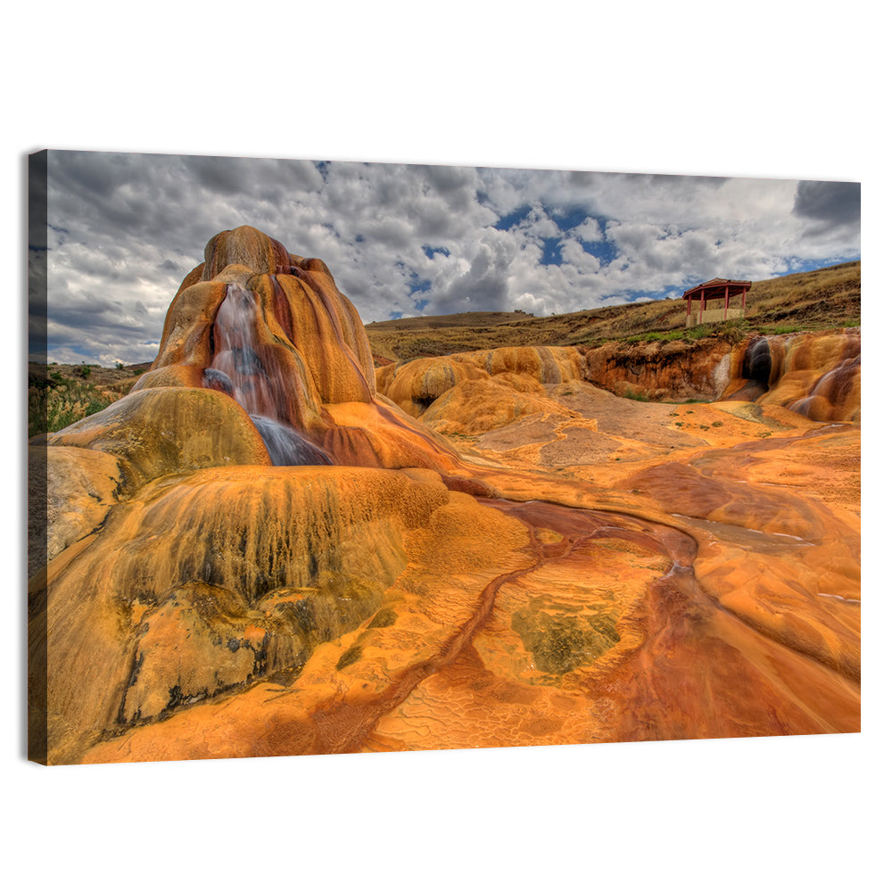Clay Geyser Wall Art, canvas print, landscape