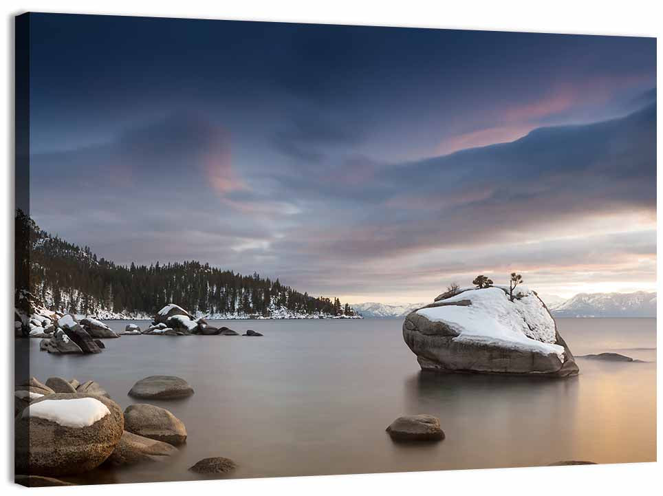 Bonsai Rock Sunset Wall Art
