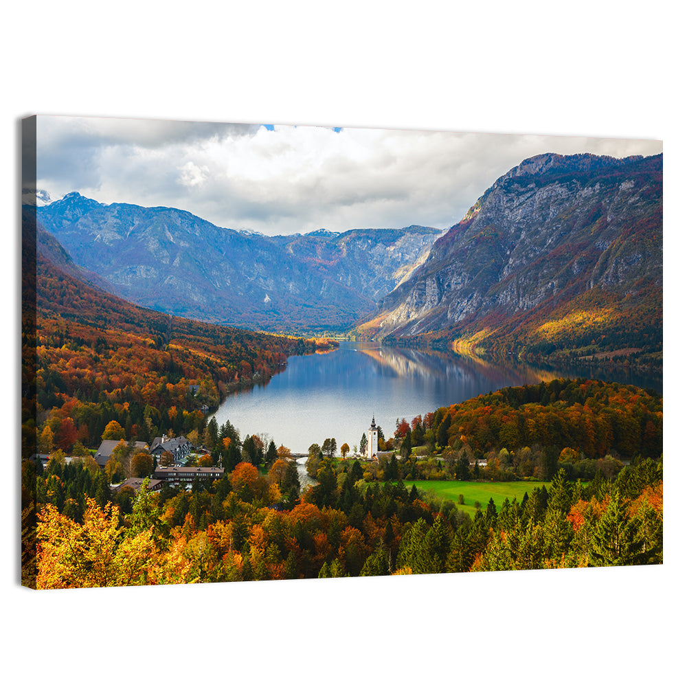 Bohinj Lake In Julian Alps Wall Art