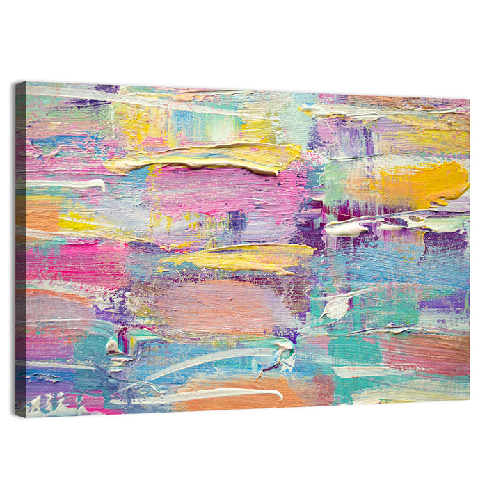 Rough Board Brushstrokes Wall Art as a canvas print