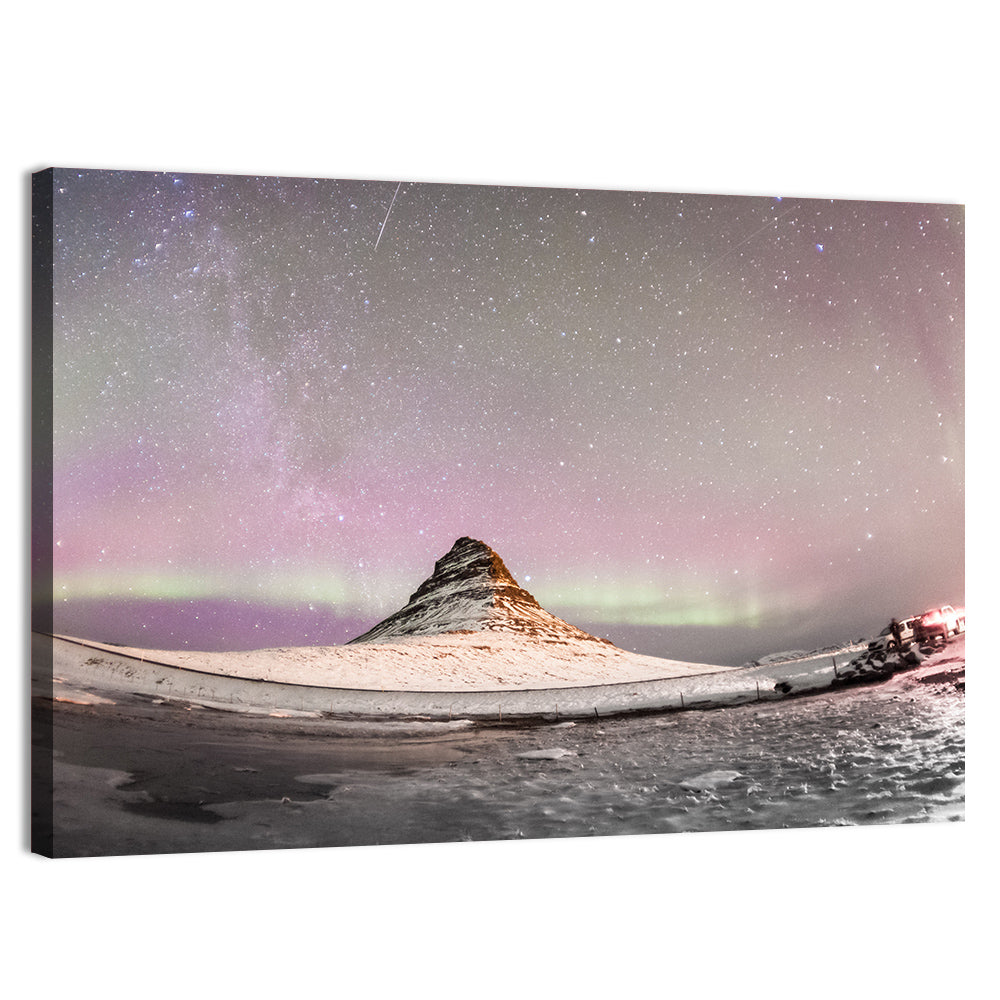 Snowy Kirkjufell Wall Art