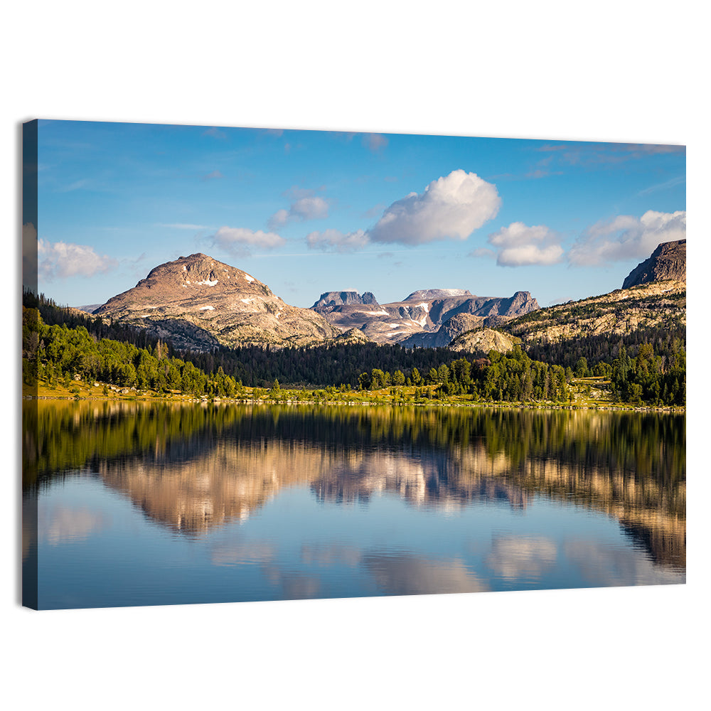 Island Lake Reflection, Montana Wall Art, canvas print, landscape