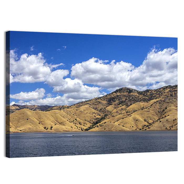 Kaweah Lake Landscape Wall Art as a canvas print