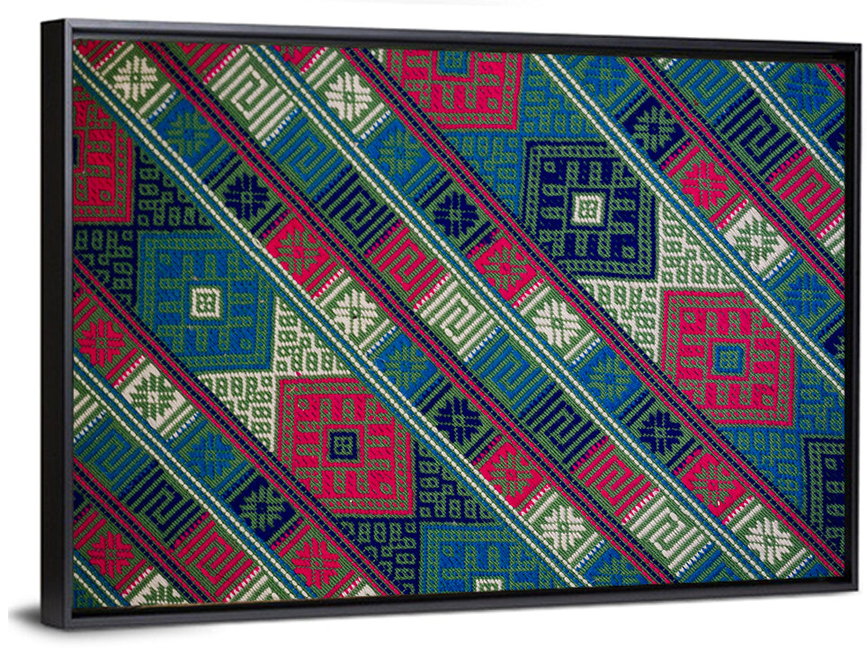 Hand Woven Textile Abstract Wall Art