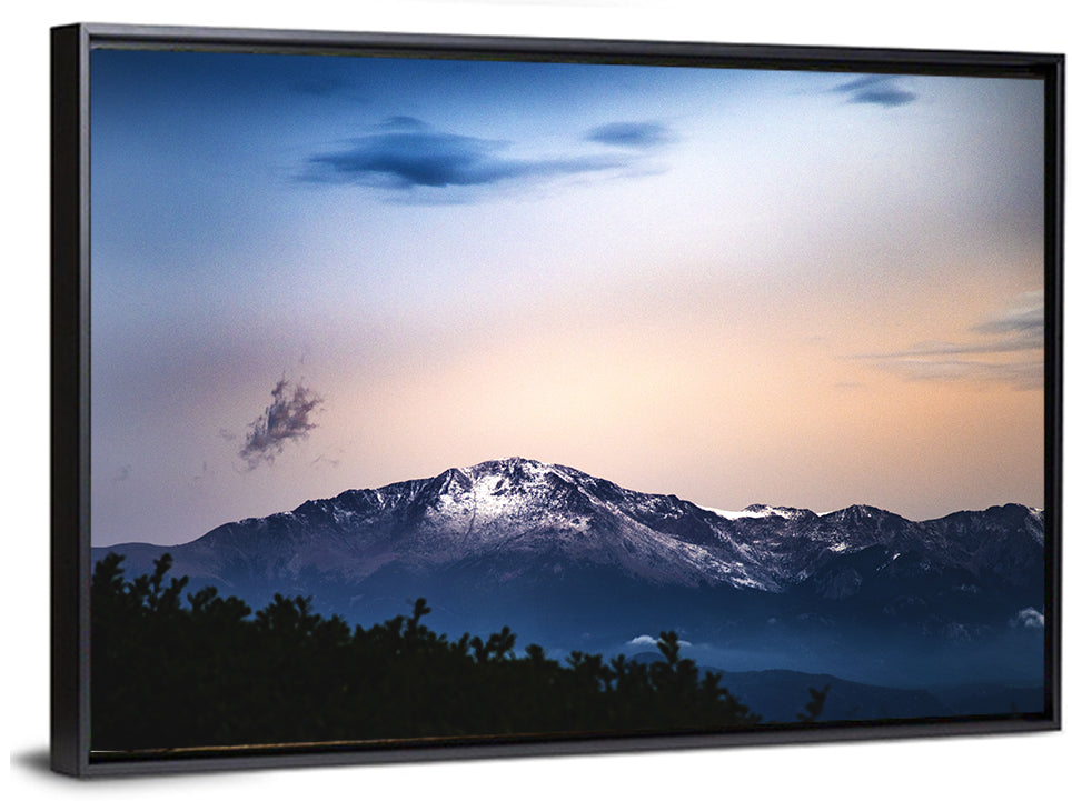 Snowy Pikes Peak Wall Art