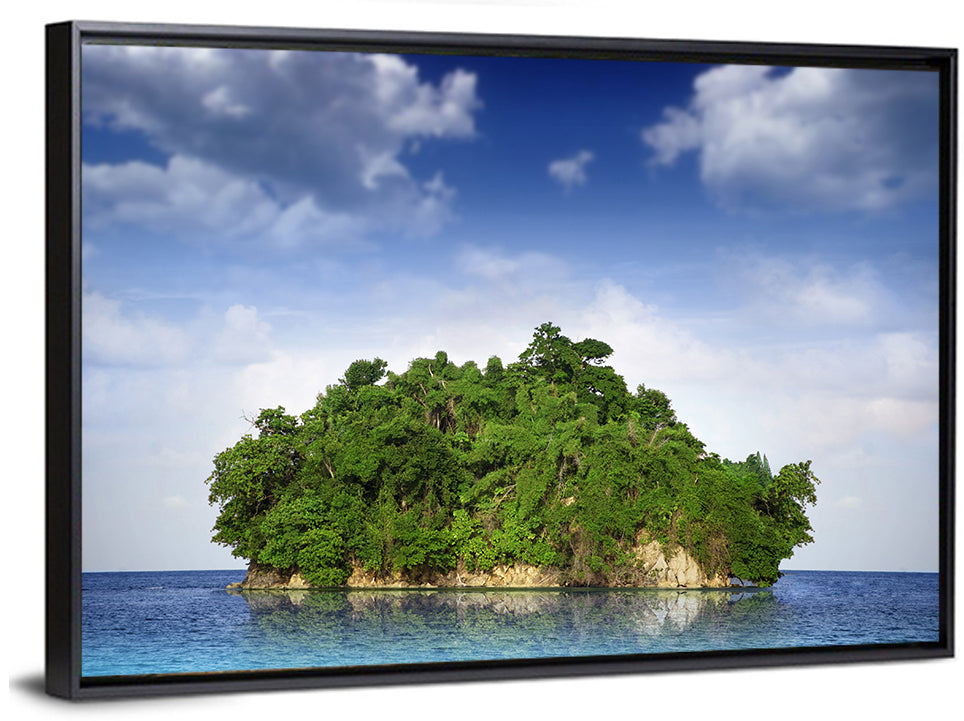 Small Tropical Island Wall Art