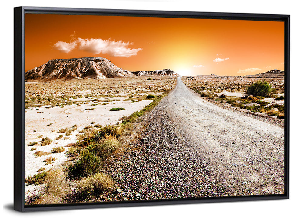 Infinite Desert Road Wall Art