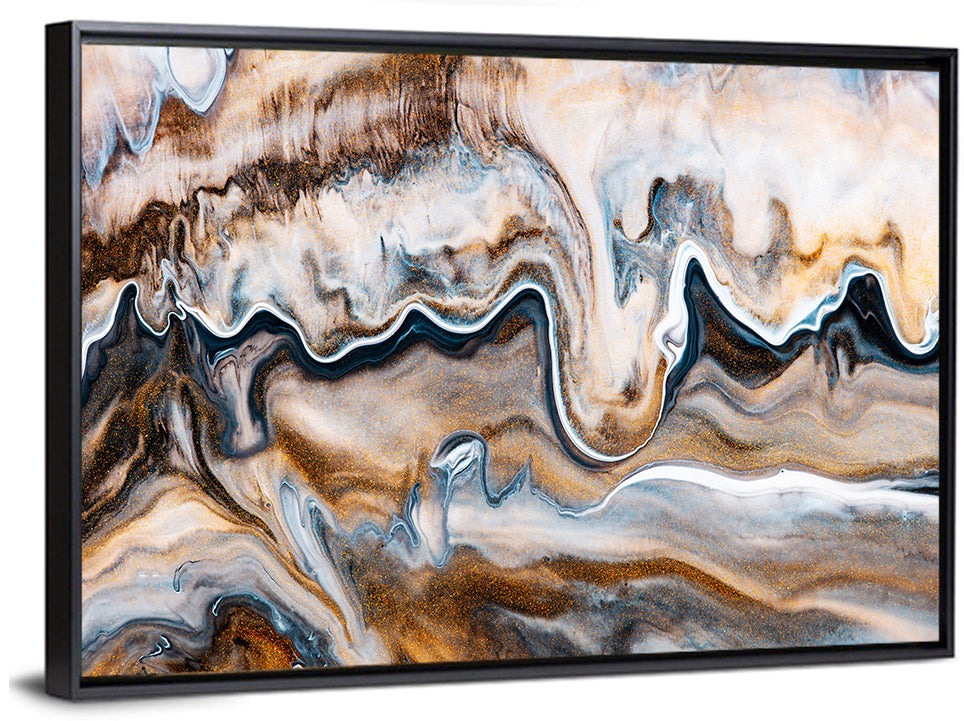 Swirling Flows Abstract Wall Art