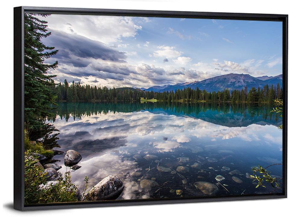 Lake Beauvert Alberta Wall Art