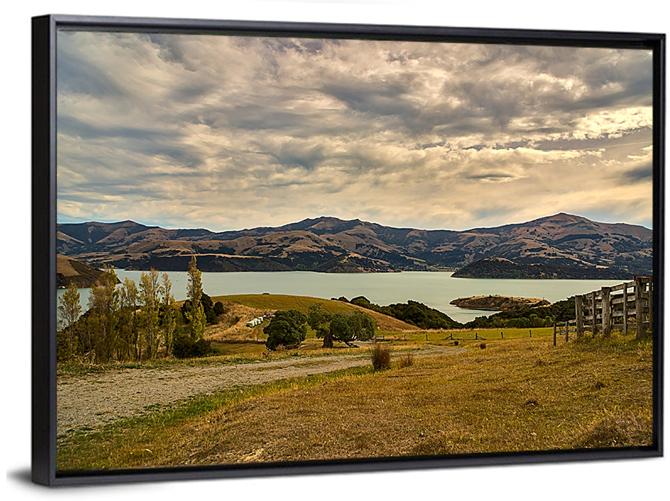 Akaroa Mountain Lake Wall Art