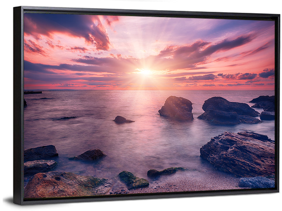 Shining Sea Sunrise Wall Art