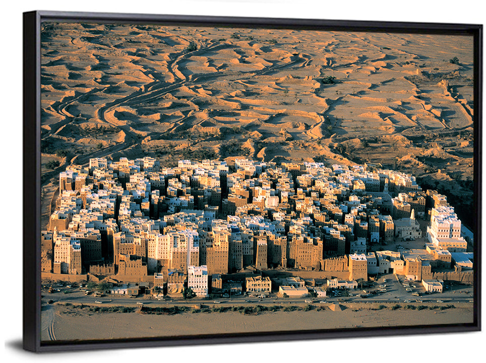 Desert Settlement Yemen Wall Art