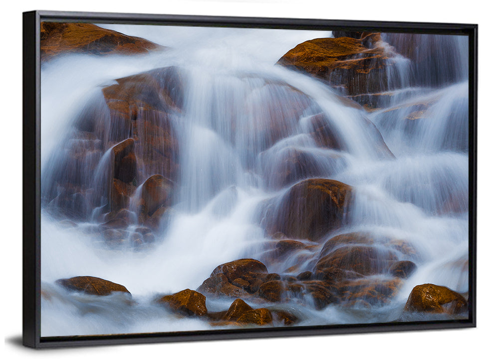 Rocky Mountain Waterfall Wall Art