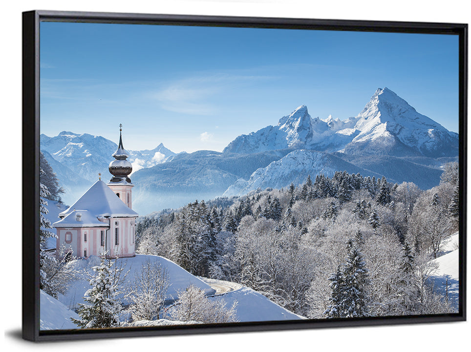 Snowy Bavarian Alps Wall Art