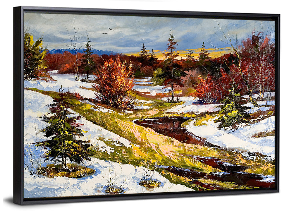 Snowy Landscape Wall Art