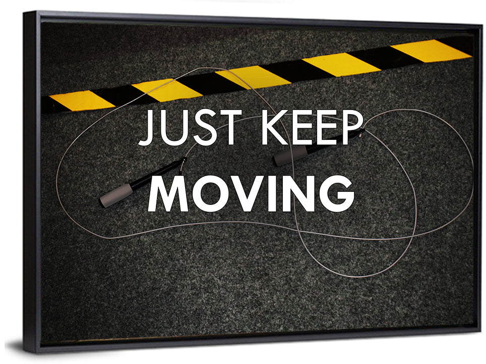Just Keep Moving II Wall Art