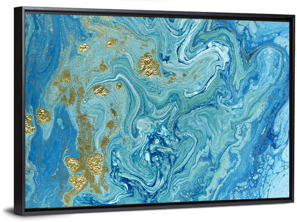 Marble Streams Painting Wall Art