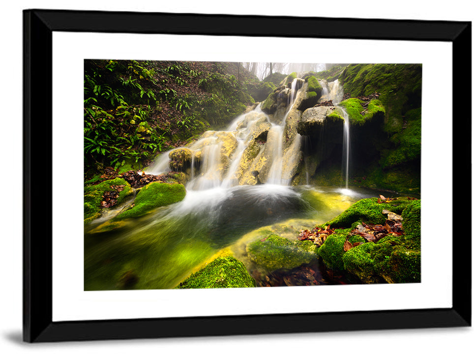 Waterfall in Cheile Nerei Wall Art