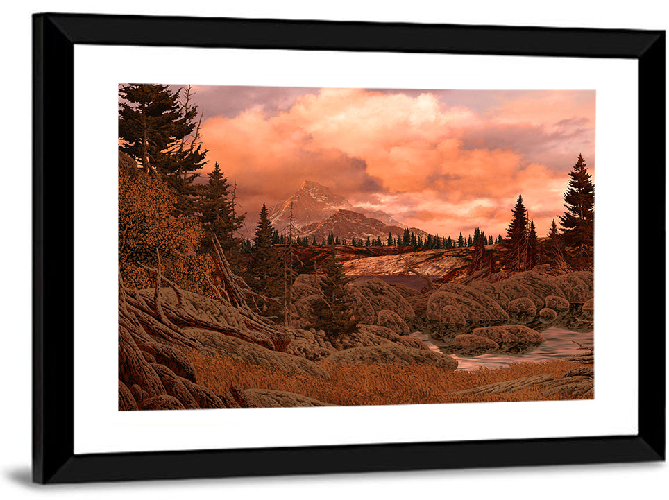Rocky Mountain Landscape Wall Art
