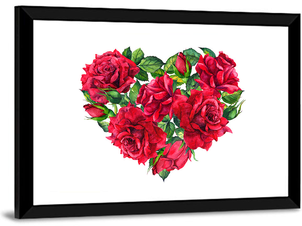 Floral Heart Wall Art