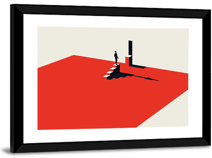 Business Challenges Wall Art as a framed print