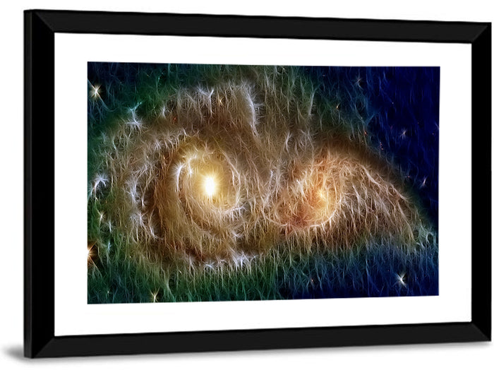Infinite Universe and Galaxies Wall Art as a framed print