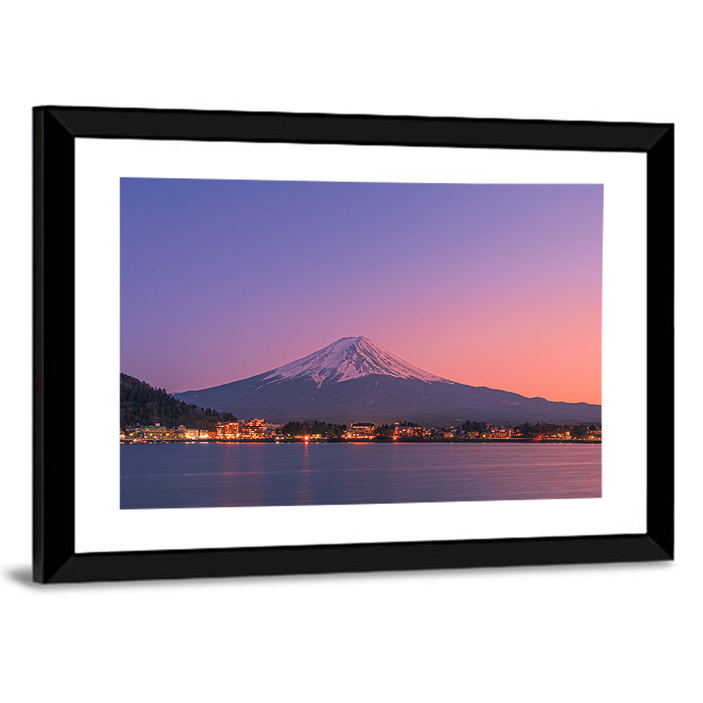 Mount Fuji From Lake Kawaguchi Wall Art