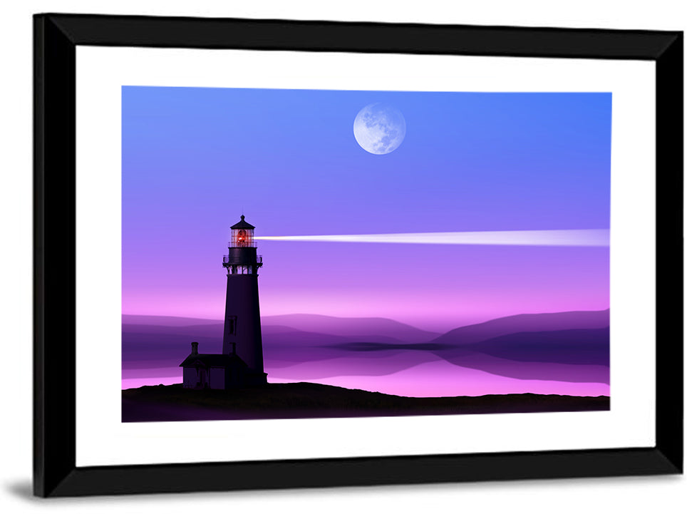Romantic Lighthouse Wall Art