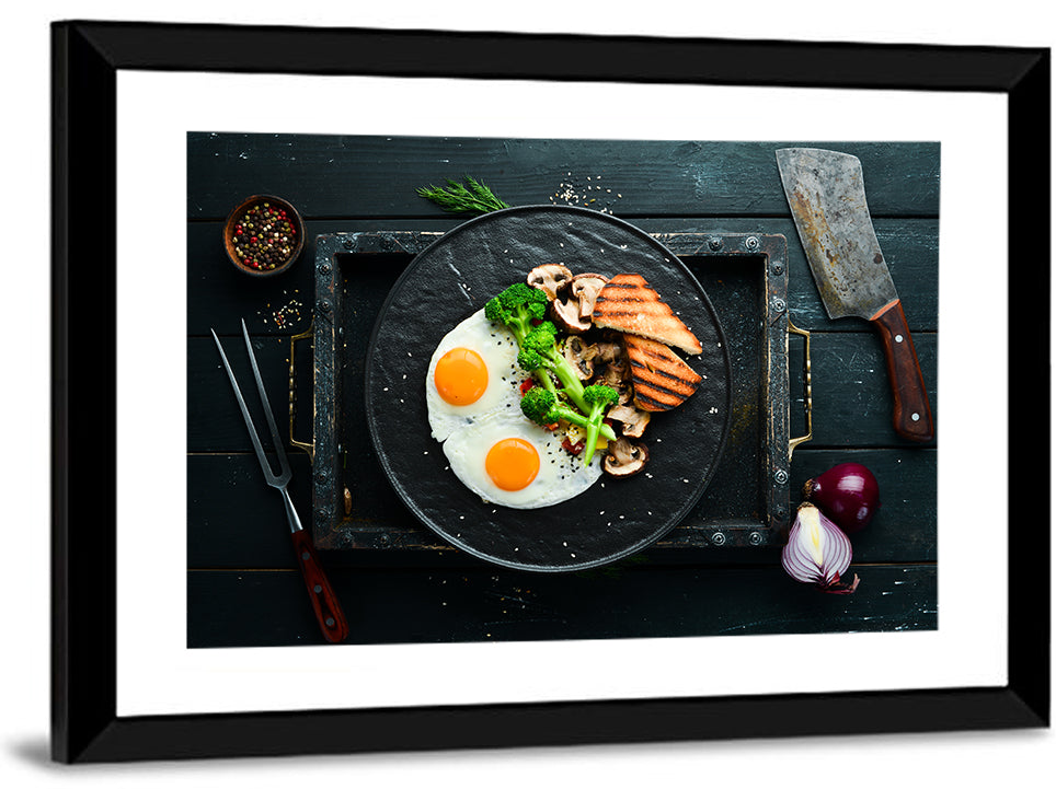 Fried Egg Restaurant Wall Art