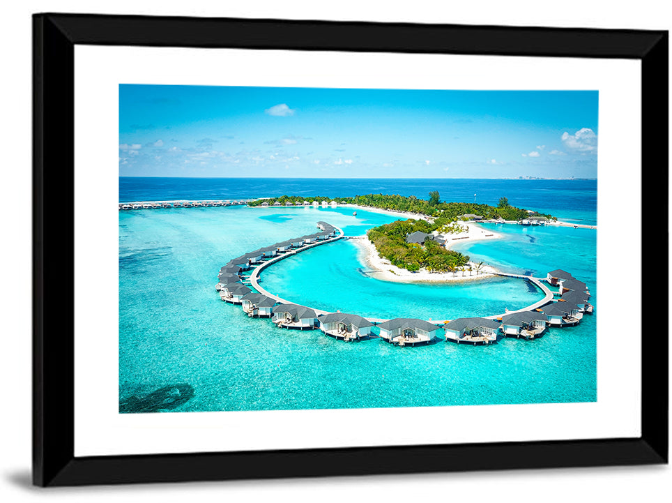 Maldives Private Island Wall Art