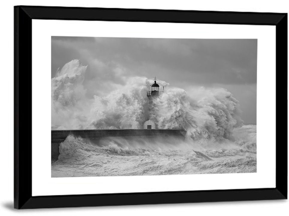 Douro River Storm Wall Art