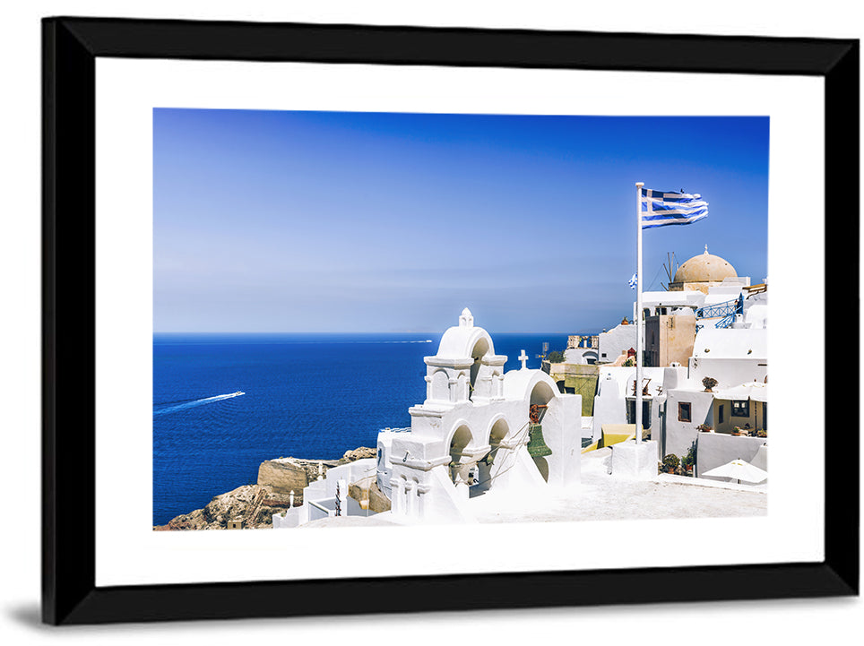 Oia Village & Santorini Island Wall Art